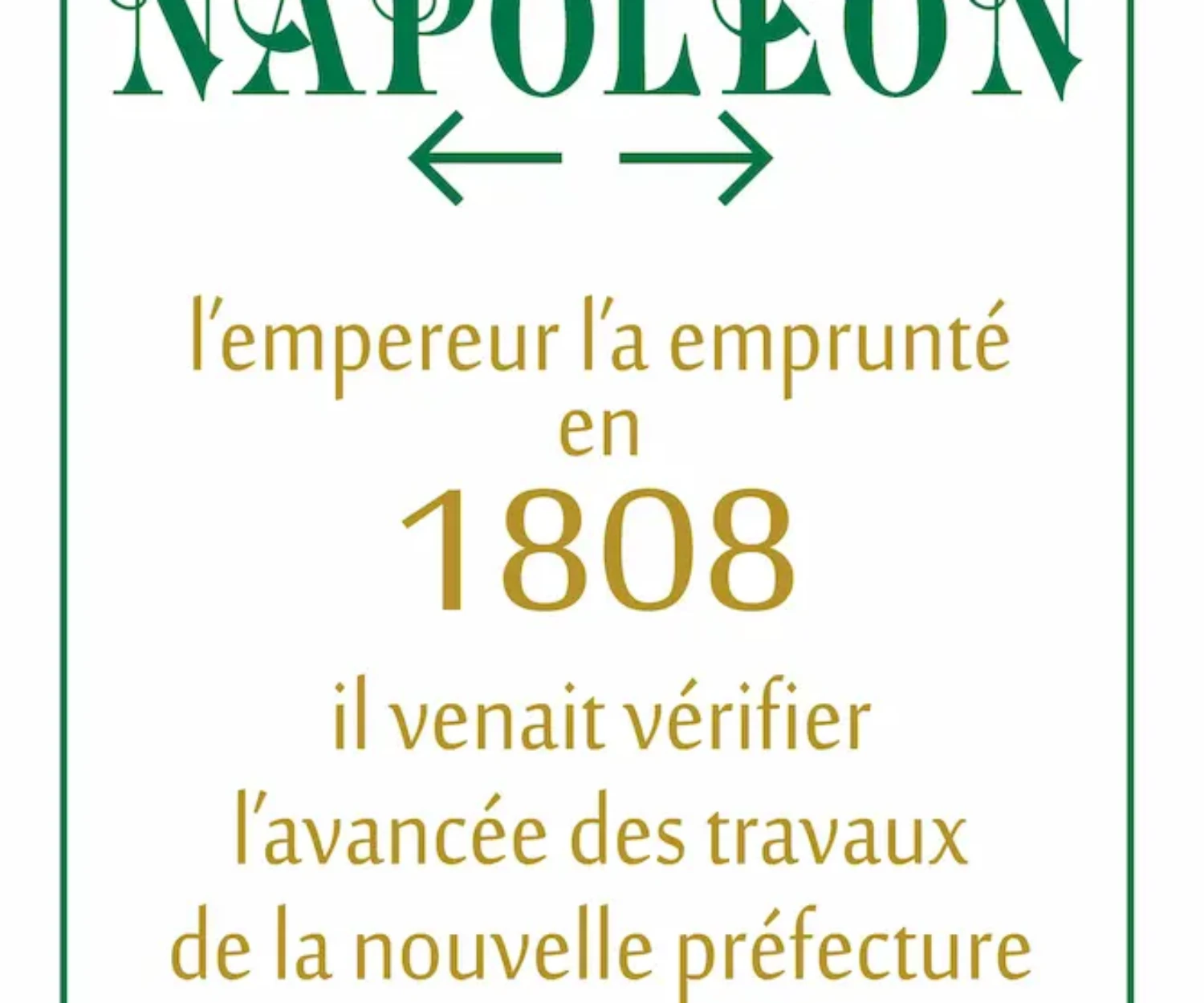 CHEMIN DE NAPOLEON