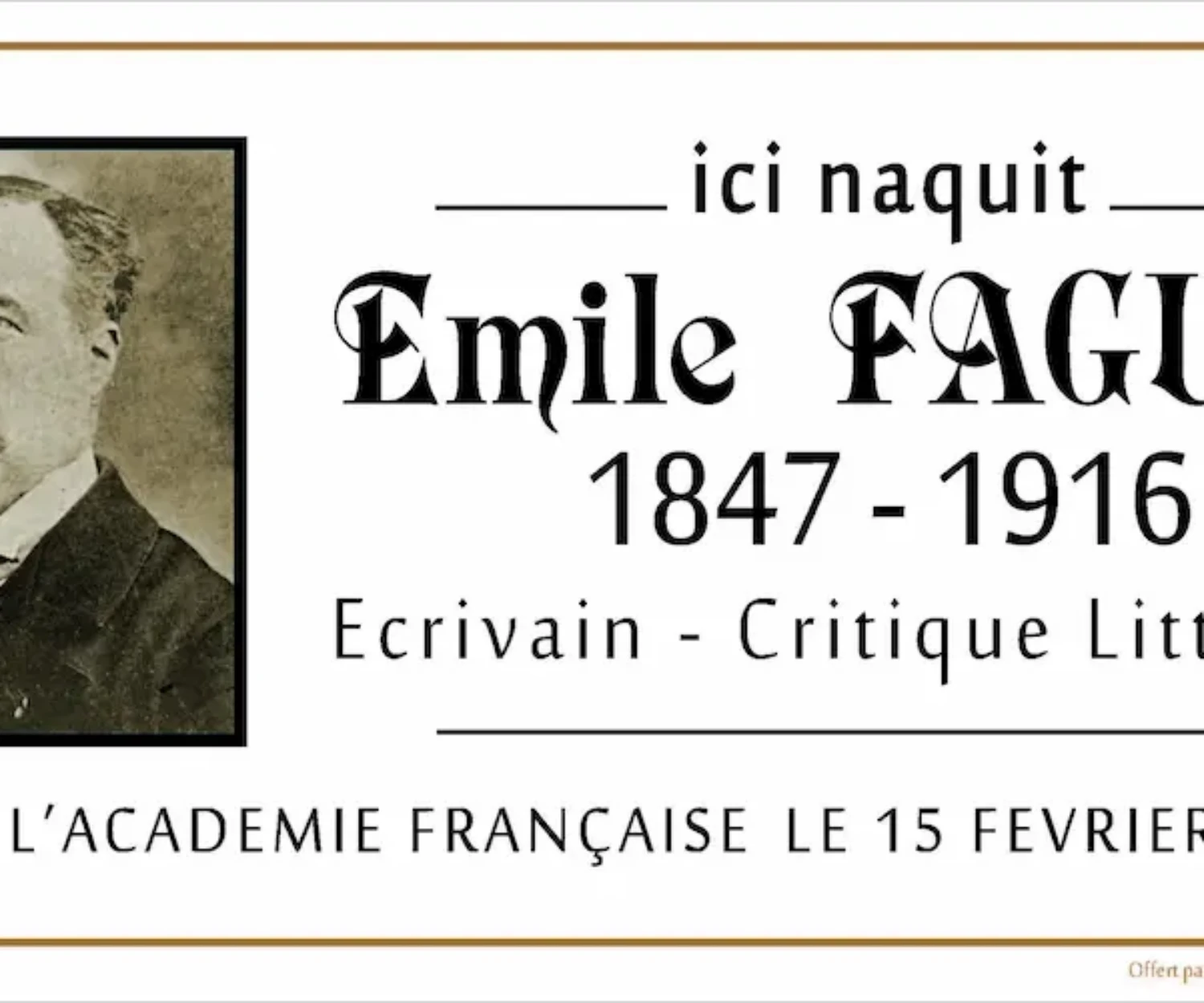 EMILE FAGUET