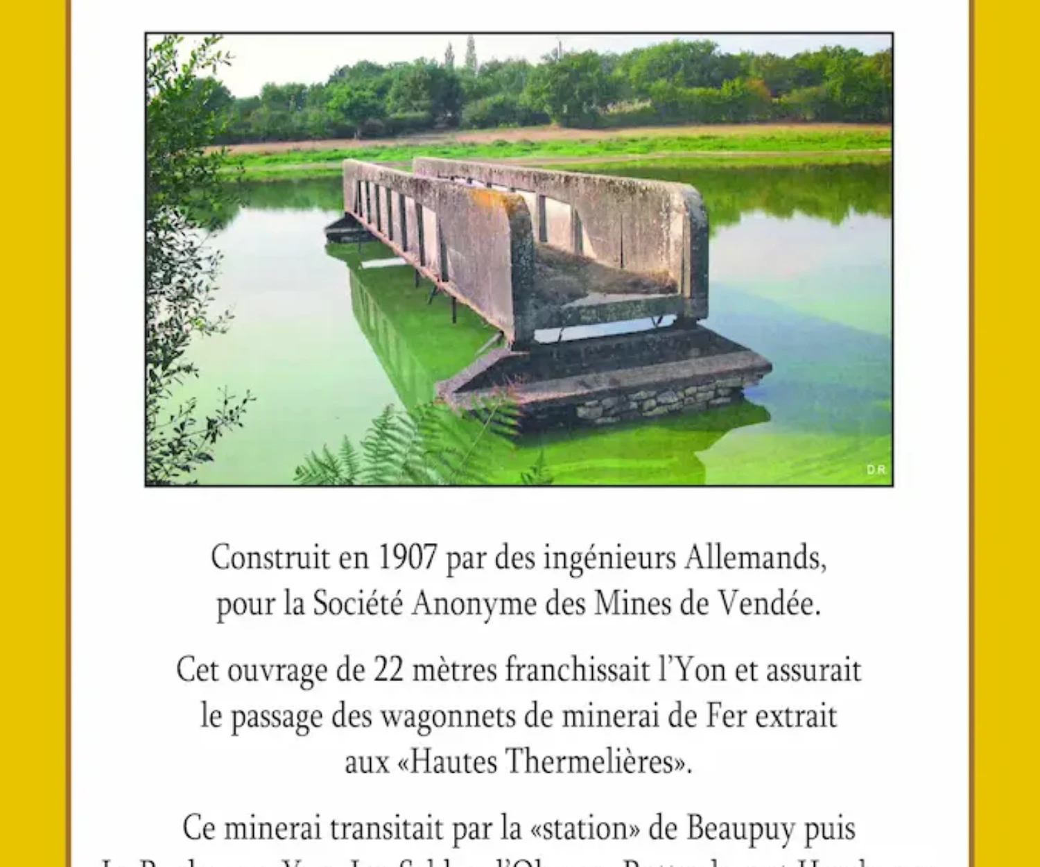 LE PONT DE LA MINE