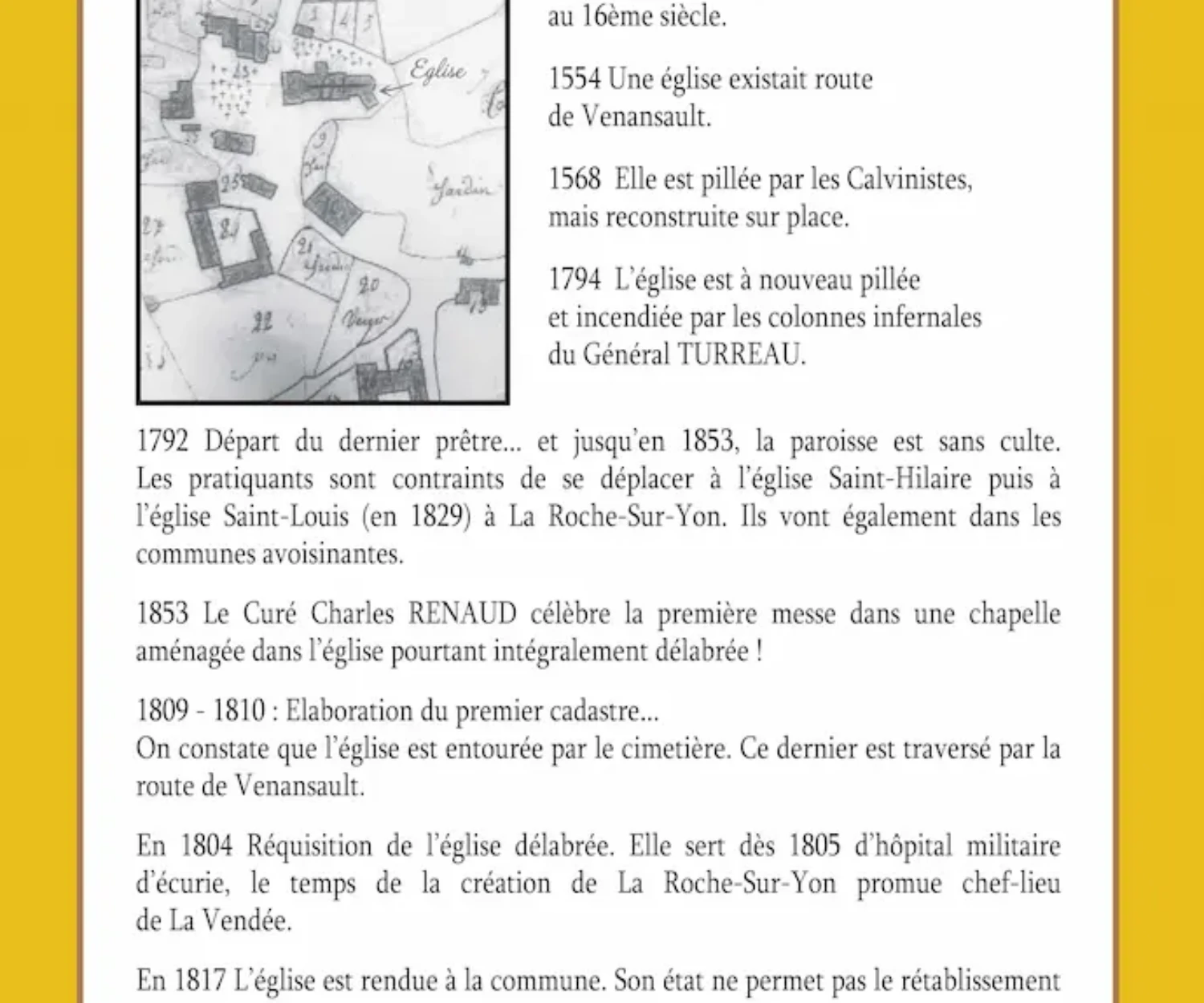 PLAQUE CIMETIERE DE ST ANDRE D'ORNAY