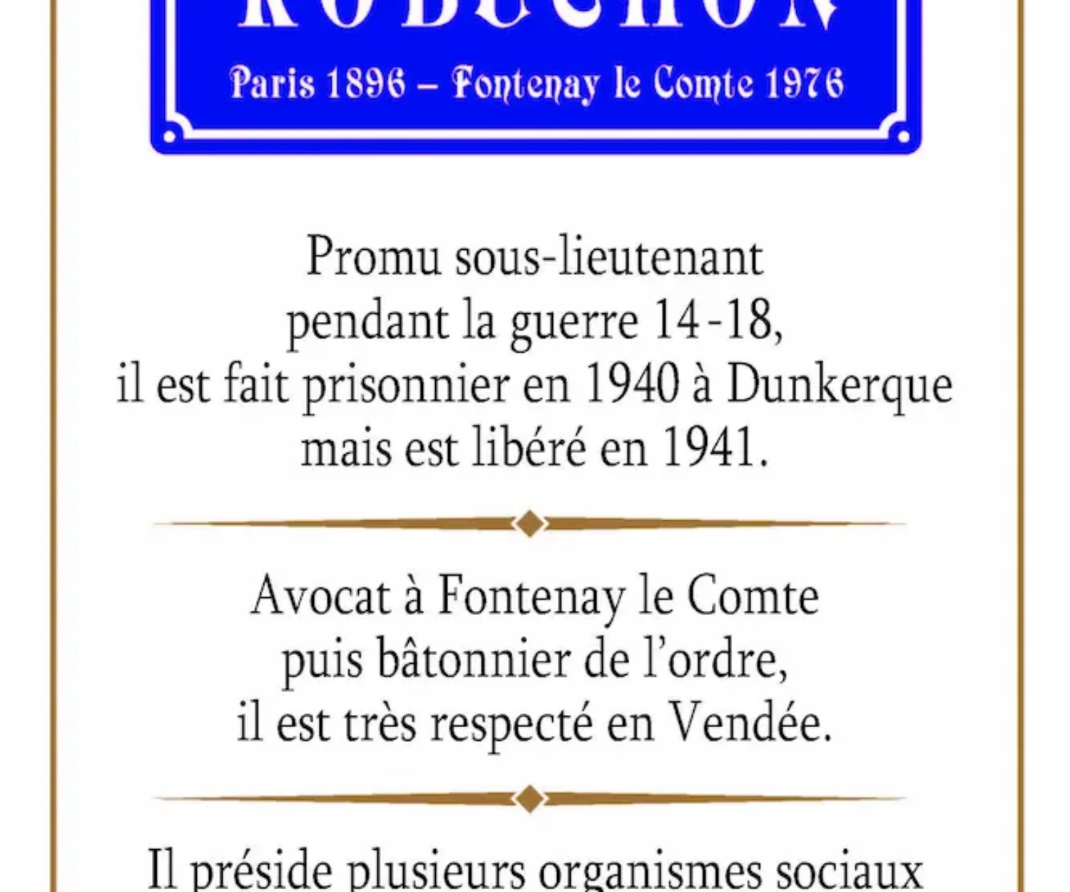 PLAQUES QUARTIER ALAIN KLEPPER